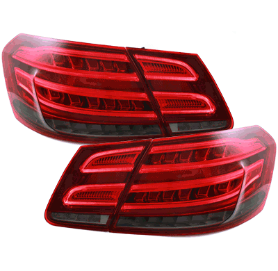 Pilotos Led Mercedes Benz E-Klasse W212 09-13_Rojo/Ahumado