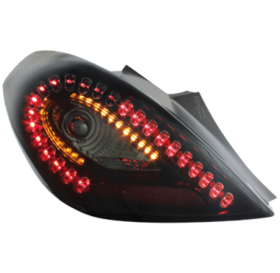 Pilotos Led Opel Corsa D 06-10 3t  Negro/Ahumado