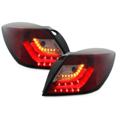 Pilotos Led Opel Astra H Gtc_Rojo/Smoke