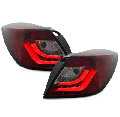Pilotos Led Opel Astra H Gtc_Rojo/Smoke