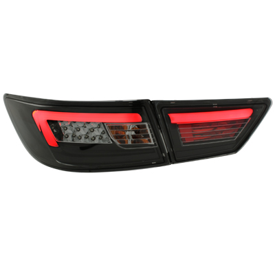 Pilotos Led Renault Clio Iv 2013+  Negro/Rojo