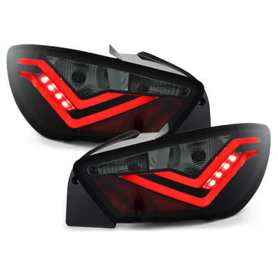 Pilotos Traseros Led Seat Ibiza 6j 04.08+ Fr-Design Negro/Ahumado