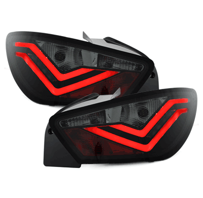 Pilotos Traseros Led Seat Ibiza 6j 04.08+ Fr-Design Negro/Ahumado