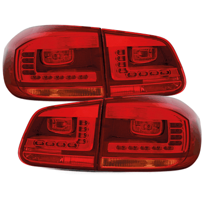 Pilotos Led Vw Tiguan 11+_ Rojo/Claro