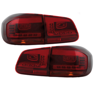 Pilotos Led Vw Tiguan 11+_ Rojo/Ahumado