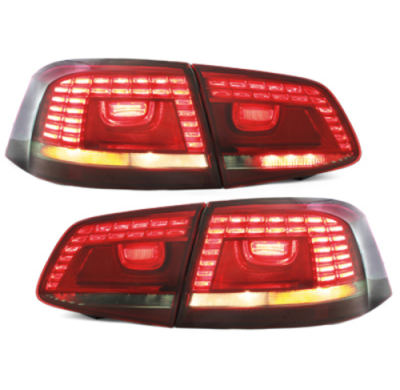 Pilotos Led Vw Passat 3c Gp Limousine 2011+ _ Rojo/Ahumado
