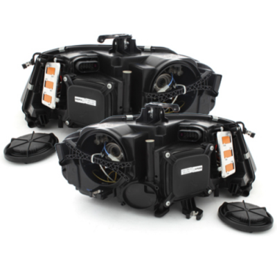 Faros Luz Diurna Audi A4 B8 8k Negro