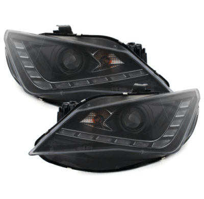 Faros Luz Diurna Seat Ibiza 6j 12+ Fr-Design Negro_Homologacion R87