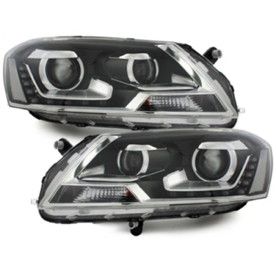 Faros Luz Diurna Scheinwerfer Vw Passat 3c Gp 11+ Negro_Homologacion R87