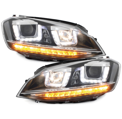 Faros Luz Diurna Vw Golf Vii 2013+ R-Look_Homologacion R87