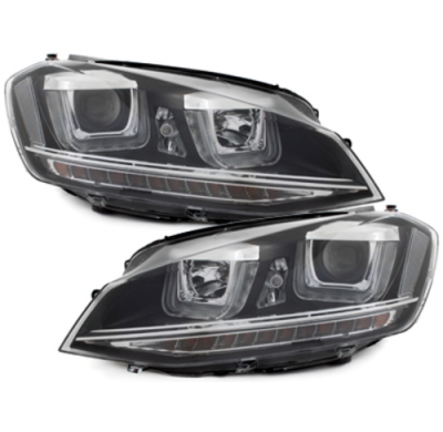 Faros Luz Diurna Vw Golf Vii 2013+ R-Look_Homologacion R87