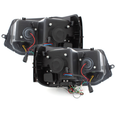 Faros Luz Diurna Vw T5 Gp 2010+ Negro