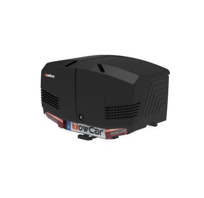 V3 Portaequipajes Towbox V3 Urban (Negro) - Portaequipajes Abatible Con Pilotos Full Led. 400 Litros.
