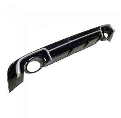 Difusor Trasero Audi A3 V8 13-15 Sportback Look Rs3 Abs - Plástico Abs