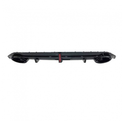 Difusor Trasero Audi A3 Sedan 2021+ Sline Look Rs3 Abs *Plástico Abs