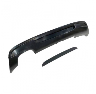 Difusor Trasero BMW E82 / E88 07-11 1 Salida doble Look M-Tech Plástico ABS