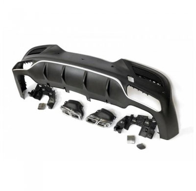 Difusor Trasero Mercedes C292 2014-2018 Look AMG GLE63 - Plástico ABS