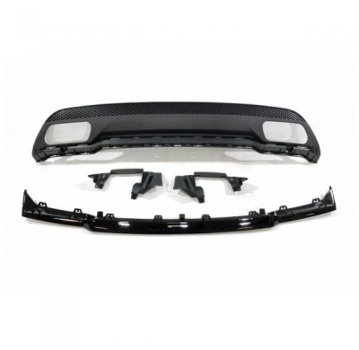 Difusor Trasero Mercedes W176 Look A45 Abs - Difusor Trasero Plástico Abs
