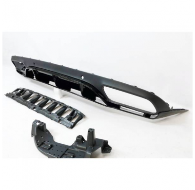 Difusor Trasero Mercedes W205 2014-2018 Coupe Amg Look C63 Abs - Plástico Abs