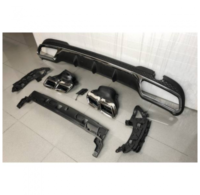 Difusor Trasero Mercedes W212 2014-2015 Sw / 4p Amg Abs - Plástico Abs