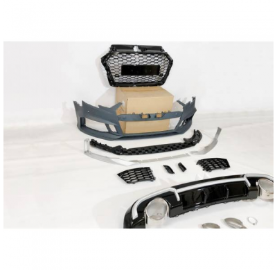 Kit De Carrocería Audi A3 Sportback Look Rs3 2016+ - Plástico Abs