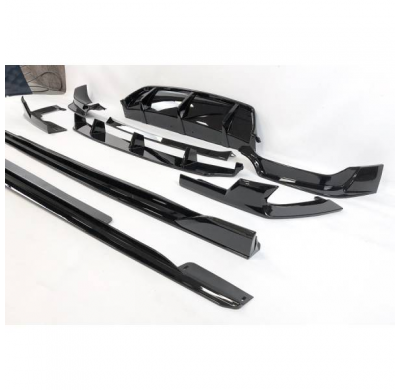 Kit De Carrocería Bmw G06 X6 M Performance Brillante Negro Plástico Abs