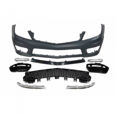 Kit De Carrocería Mercedes W204 Sw 2011-2013 Look Amg - Plástico Abs