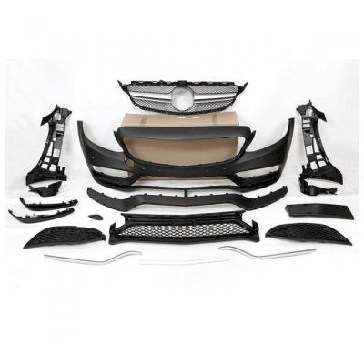 Kit De Carrocería Mercedes W205 2014-2018 4P / SW Look C63 Plástico ABS