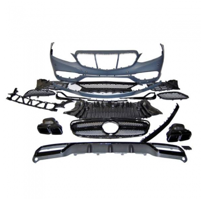 Kit De Carrocería Mercedes W212 2014-2015 Sw / 4p Black Series Abs Sensor - Plástico Abs