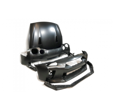 Kit De Carrocería Nissan Skyline R35 2008-2015 Look 2017 *Plástico Abs