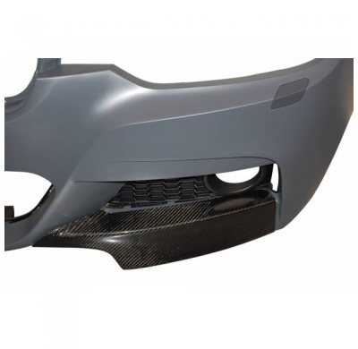 PARAGOLPES DELANTERO BMW F30 / F31 ABS C/PUNTERAS CARBONO - Paragolpes delantero Plástico ABS
