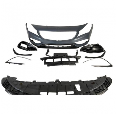 Paragolpes Delantero Mercedes W176 2013 A45 Look Amg Con Sensores - Paragolpes Delantero Plástico Abs