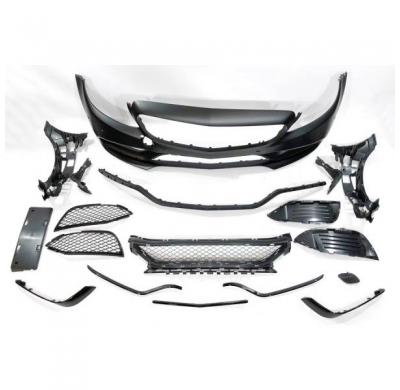 Paragolpes Delantero Mercedes W205 2p / 4p / Sw Look Amg C63 - Plástico Abs