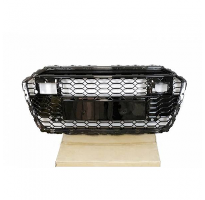 Parrilla Audi A6 2020 C8 Look Rs6 Black - Plástico Abs
