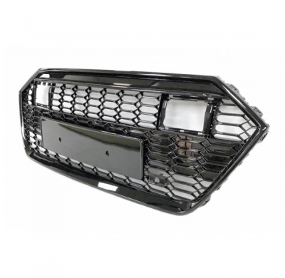 Parrilla Audi A7 2020 Look Rs7 Acc Full Black Plástico Abs