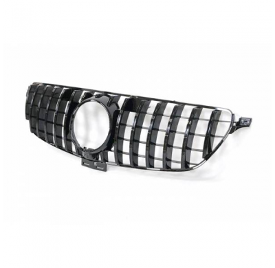 Parrilla Mercedes C292 2014-2018 Look Gt Full Black Cámara - Plástico Abs