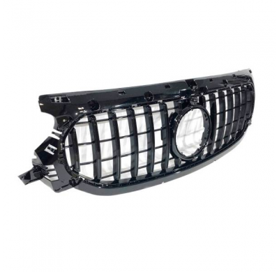 Parrilla Mercedes H247 Gla 2021+ Look Gt Full Black *Plástico Abs