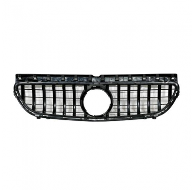 Parrilla Mercedes W246 2015-2018 Look GT Full Black fabricado en: Plástico ABS