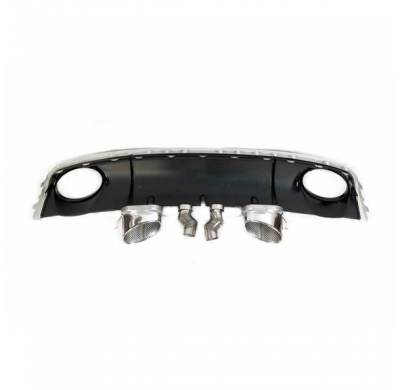 Difusor Trasero Audi A4 B8 4p / Avant 12-15 Look Rs4 - Plástico Abs