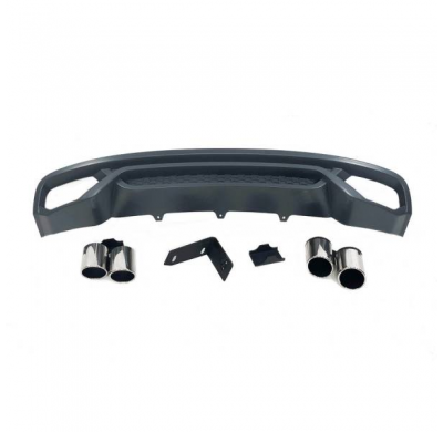 Difusor Trasero Audi A4 B8 4p / Avant 2013-2015 Abs - Difusor Trasero Plástico Abs