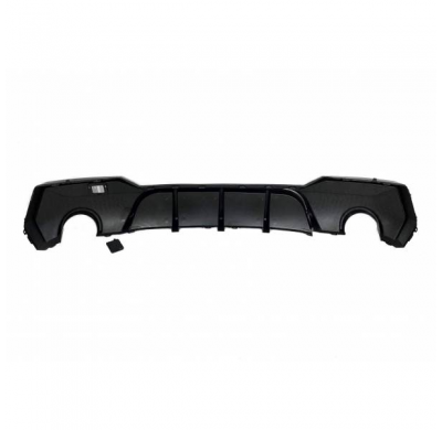 Difusor Trasero Bmw G22 Look M Performance Brillante Negro *Plástico Abs