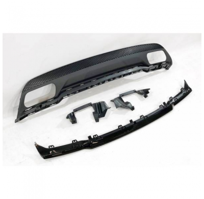 Difusor Trasero Mercedes W176 Look A45 Abs - Difusor Trasero Plástico Abs