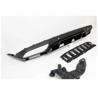 Difusor Trasero Mercedes W205 Coupe Amg Look C63 Abs - Plástico Abs