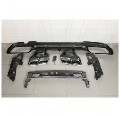 Difusor Trasero Mercedes W212 2014-2015 Sw / 4p Amg Abs - Plástico Abs