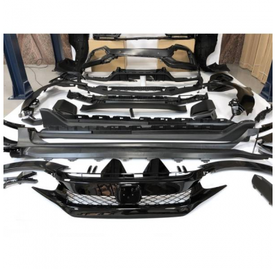 Kit De Carrocería Honda Civic 2020 Hatchback Look Type R Abs Plástico Abs