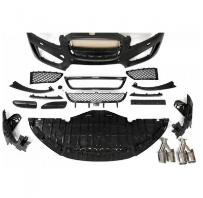 Kit De Carrocería Jaguar Xf 2016-2020 Look R-Sport Plástico Abs