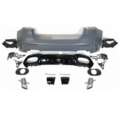 Kit De Carrocería Mercedes W177 Look A35 Black - Plástico Abs