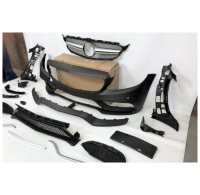 Kit De Carrocería Mercedes W205 2014-2018 4P / SW Look C63 Plástico ABS