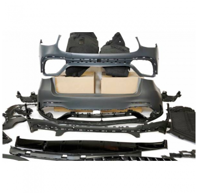 Kit De Carrocería Mercedes X253 Glc 2019+ Look Amg Glc63 Plástico Abs