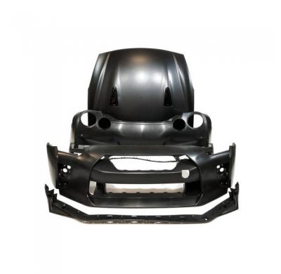 Kit De Carrocería Nissan Skyline R35 2008-2015 Look 2017 *Plástico Abs